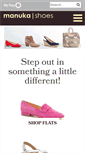 Mobile Screenshot of manukashoes.com